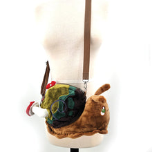 Load image into Gallery viewer, Forest Snail Plush Crossbody Purse