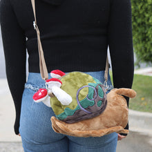 Load image into Gallery viewer, Forest Snail Plush Crossbody Purse