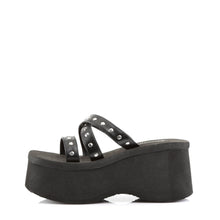 Load image into Gallery viewer, Studded Strappy Platform Slide Sandal