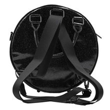 Load image into Gallery viewer, Black Glitter Eyeball Convertible Purse