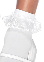 Load image into Gallery viewer, Lace Ruffle White Ankle Socks