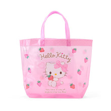 Load image into Gallery viewer, Hello Kitty Clear Vinyl Summer Tote Bag