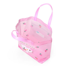 Load image into Gallery viewer, Hello Kitty Clear Vinyl Summer Tote Bag