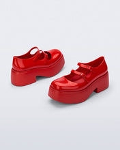 Load image into Gallery viewer, Red Farrah Double Buckle Mary Jane Shoes