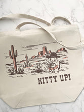 Load image into Gallery viewer, “Kitty Up!” Tote Bag