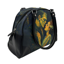 Load image into Gallery viewer, Frankenstein and His Bride Bowler Style Purse