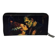 Load image into Gallery viewer, Frankenstein and His Bride Clutch Wallet