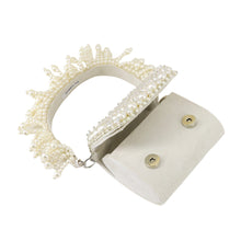 Load image into Gallery viewer, Precious Pearl Ivory Mini Clutch Purse