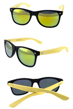 Load image into Gallery viewer, Bamboo Arm Square Style Sunglasses
