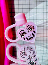 Load image into Gallery viewer, Crying Heart Straw Cover