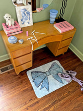 Load image into Gallery viewer, Blue Baby Bow Rug