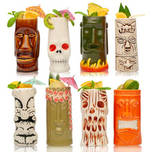 Load image into Gallery viewer, Ceramic Tiki Glasses- More Styles Available!