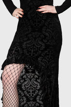 Load image into Gallery viewer, Maudlin Hilo Velvet Burnout Maxi Skirt
