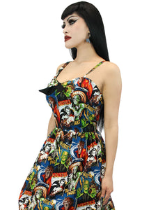 Hollywood Monsters Sailor Style Dress