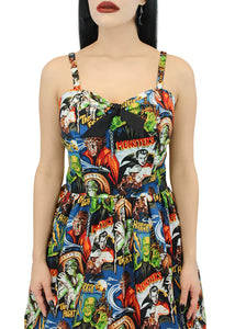 Hollywood Monsters Sailor Style Dress
