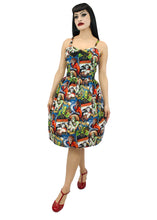 Load image into Gallery viewer, Hollywood Monsters Sailor Style Dress