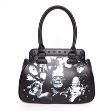 Load image into Gallery viewer, Universal Monsters Collage Studded Handbag