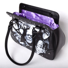 Load image into Gallery viewer, Universal Monsters Collage Studded Handbag