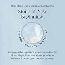 Load image into Gallery viewer, Moonstone and White Topaz Statement Ring