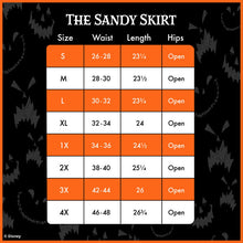 Load image into Gallery viewer, Nightmare Before Christmas Sandy Swing Skirt