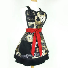 Load image into Gallery viewer, Nevermore Edgar Allan Poe Two Tier Apron
