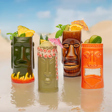 Load image into Gallery viewer, Ceramic Tiki Glasses- More Styles Available!