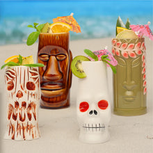 Load image into Gallery viewer, Ceramic Tiki Glasses- More Styles Available!