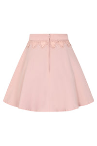 Heart Waistband Pink Skirt