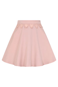 Heart Waistband Pink Skirt
