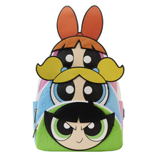 Load image into Gallery viewer, Power Puff Girls Triple Pocket Mini Backpack