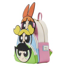 Load image into Gallery viewer, Power Puff Girls Triple Pocket Mini Backpack