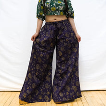 Load image into Gallery viewer, Purple Celestial Mushroom Palazzo Pants- also available in PLUS