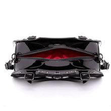 Load image into Gallery viewer, Red Damask Bat Handbag Purse