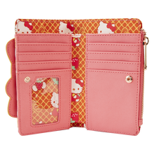 Load image into Gallery viewer, Hello Kitty Breakfast Waffle Flap Wallet