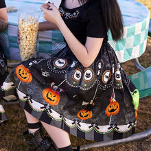 Load image into Gallery viewer, Nightmare Before Christmas Sandy Swing Skirt