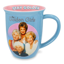Load image into Gallery viewer, The Golden Girls "Stay Golden" Wide Rim Ceramic Mug