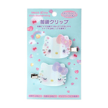 Load image into Gallery viewer, Hello Kitty The Future Is In Our Eyes 50th Anniversary Hair Clip Set of 2
