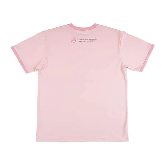 Tシャツ・カットソー MARITHE X MY MELODY W RINGER TEE 5BJH1555 MARITHE X MY MELODY W RINGER TEE white - MARITHÉ+FRANҪOIS