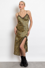Load image into Gallery viewer, Sunflower Lace Trim Slip Dress