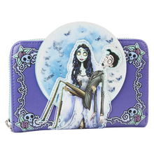 Load image into Gallery viewer, Corpse Bride Moon Zip-Around Wallet