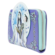 Load image into Gallery viewer, Corpse Bride Moon Zip-Around Wallet