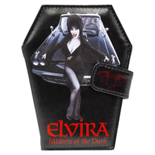 Load image into Gallery viewer, Elvira Macabre Mobile Coffin Wallet