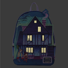 Load image into Gallery viewer, Hocus Pocus Sanderson Sisters’ House Mini Backpack