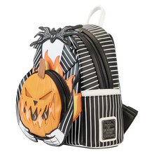 Load image into Gallery viewer, Nightmare Before Christmas Jack Pumpkin Glow Head Mini Backpack