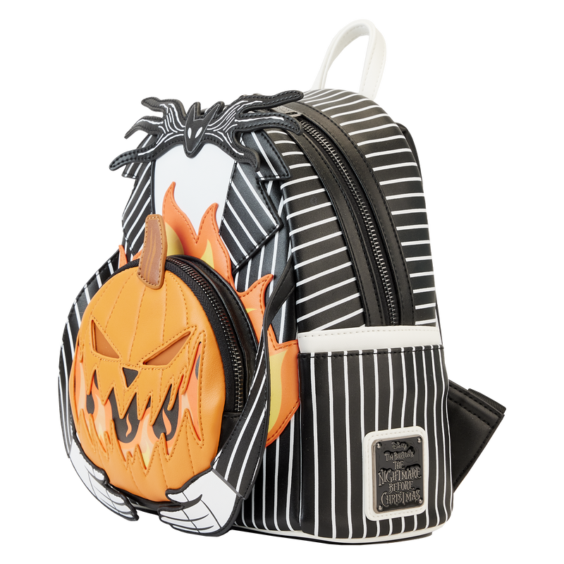 Nightmare Before Christmas Jack Pumpkin Glow Head Mini Backpack – Pink House Boutique