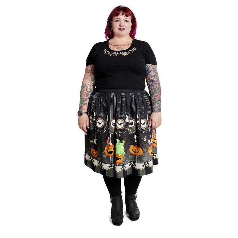Nightmare Before Christmas Sandy Swing Skirt Pink House Boutique Nightmare Before Christmas Sandy Swing Skirt Pink House Boutique