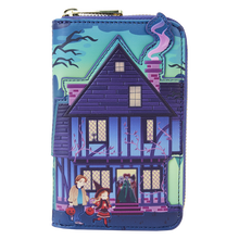 Load image into Gallery viewer, Hocus Pocus Sanderson Sisters’ House Glow Zip Around Wallet