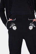 Load image into Gallery viewer, Western Floral Embroidered Trouser Pants