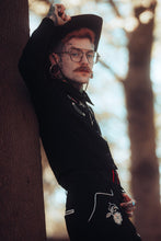 Load image into Gallery viewer, Western Floral Embroidered Trouser Pants