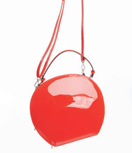 Load image into Gallery viewer, Barbie 1950's Style Red Leatherette Commmuter Set Circle Bag